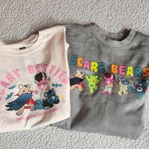 Care Bears, Halloween, Scary Besties and Scare Bears Graphic Tshirt And Sweater